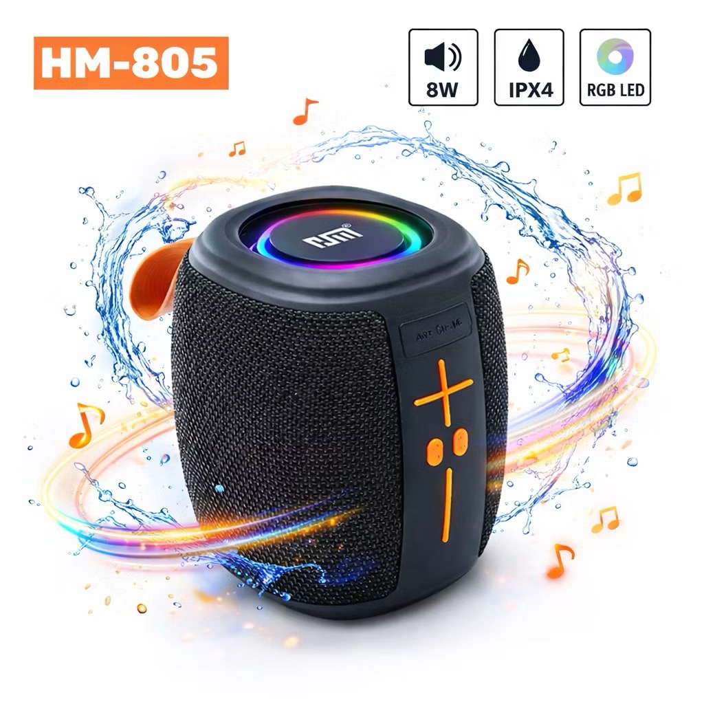 Loa Bluetooth HM-805 Không Dây Pin Khủng 1200mAh, Loa Chống Nước