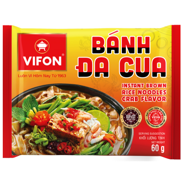 Set 5 Gói Bánh Đa Cua/Bánh Đa Tôm/Bún Riêu Cua VIFON