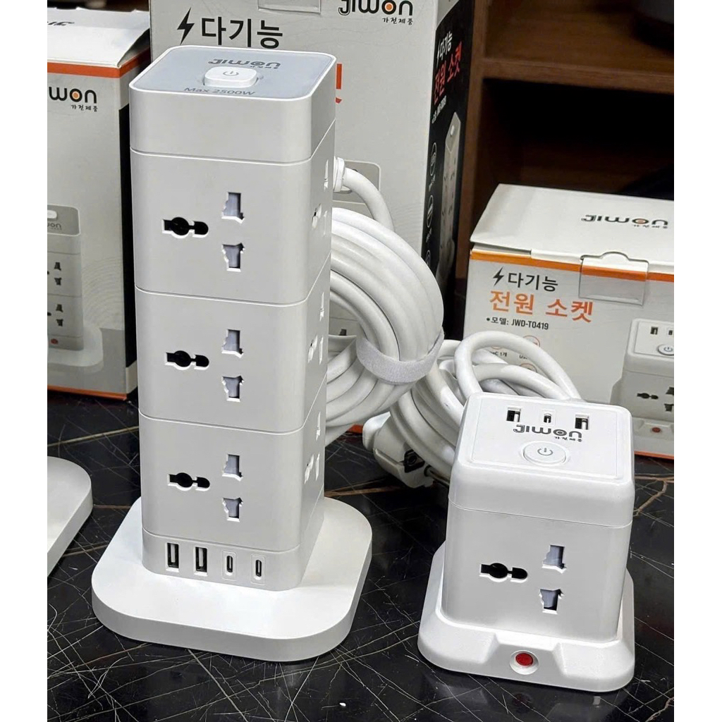 Ổ cắm JIWON HÀN– Giải pháp an toàn, tiện lợi & thông minh 100% lõi đồng