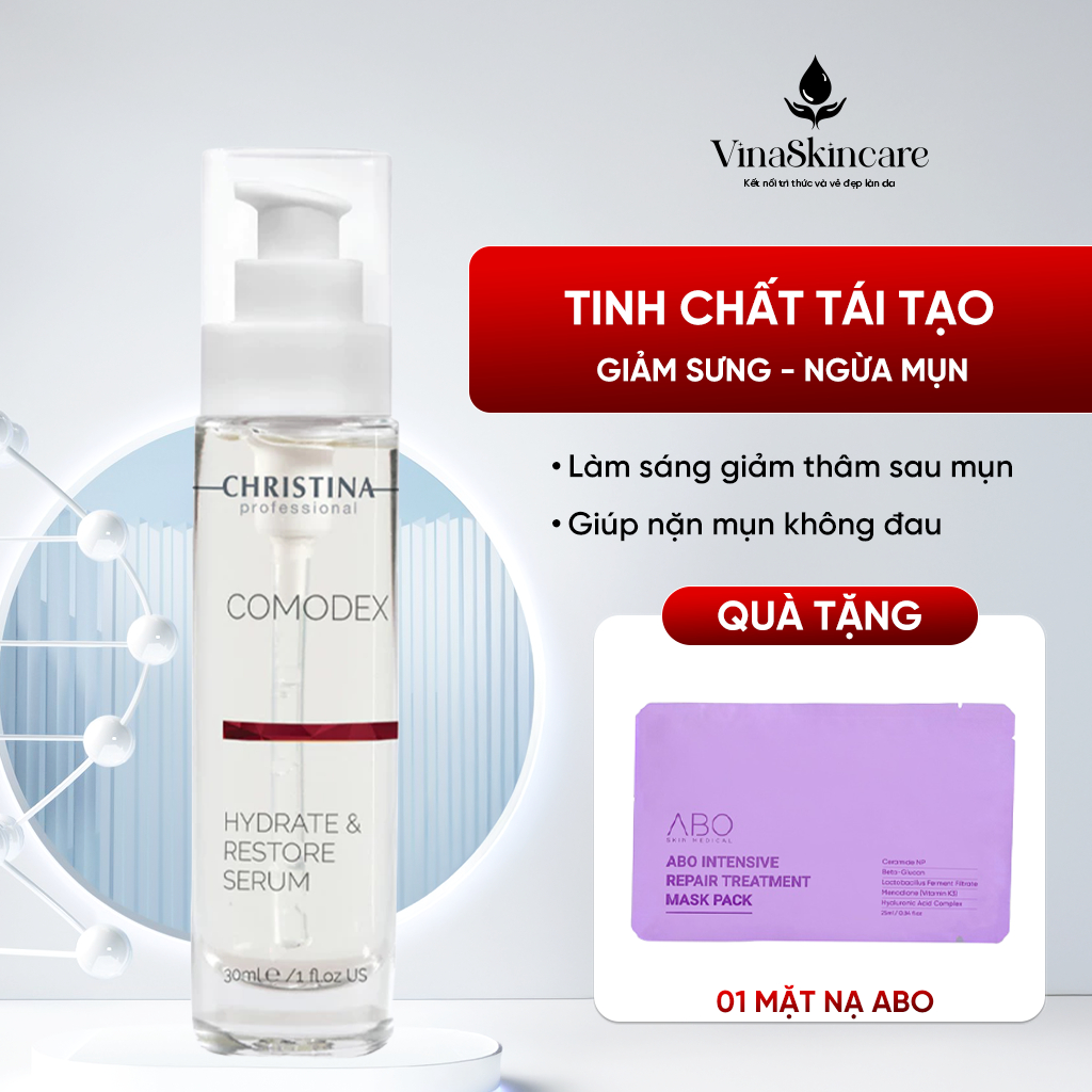 [Chính Hãng] Serum Dưỡng Ẩm Cấp Nước Cho Da Dầu Mụn Christina Comodex Hydrate & Restore Serum 30ml