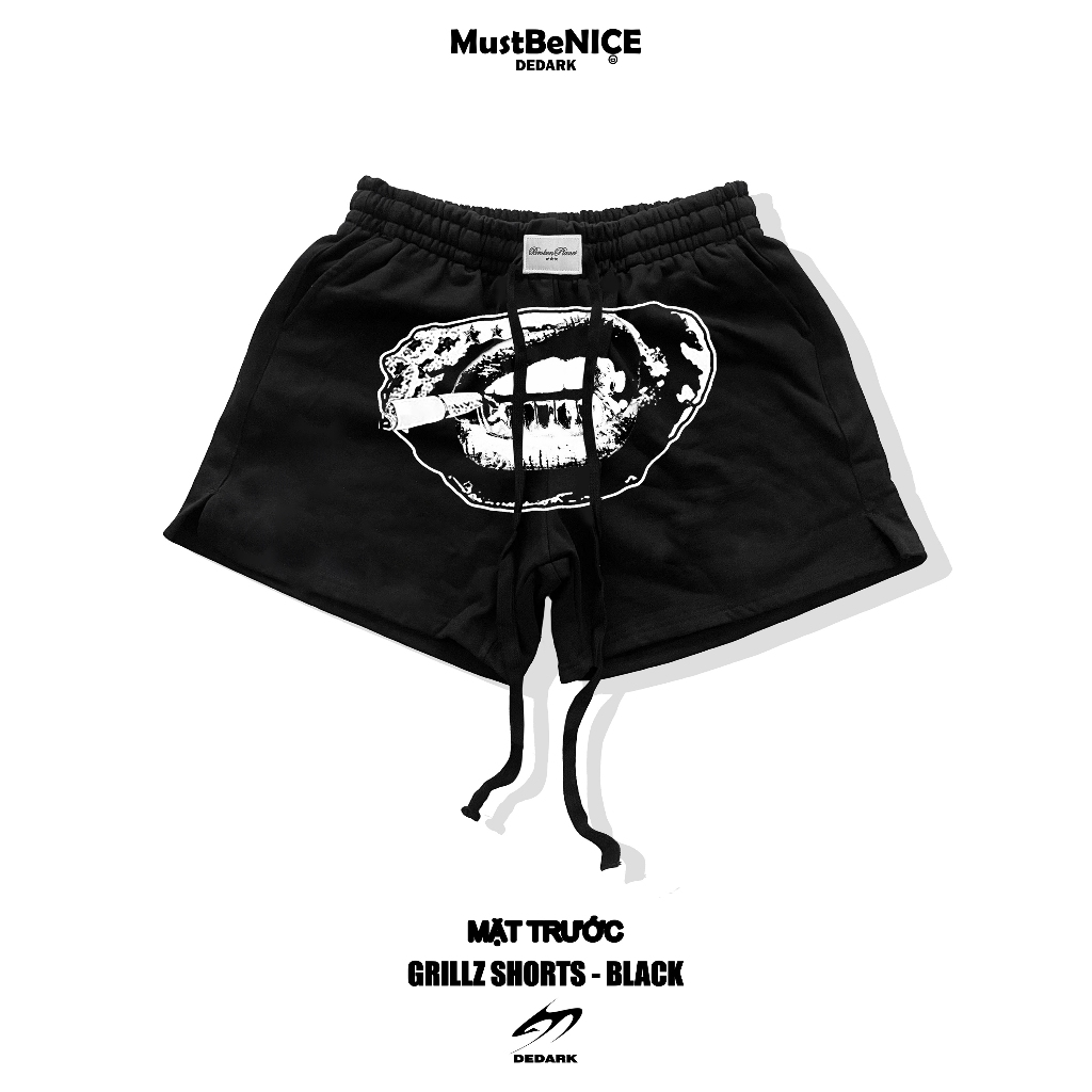 Quần Short 𝐆𝐑𝐈𝐋𝐋𝐙 BLACK DEDARK