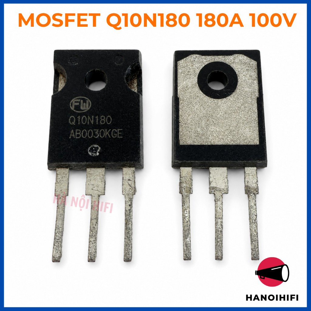 Q10N180 MOSFET 180A 100V TO-247 Dùng Cho Mạch DC-DC Inverter Motor