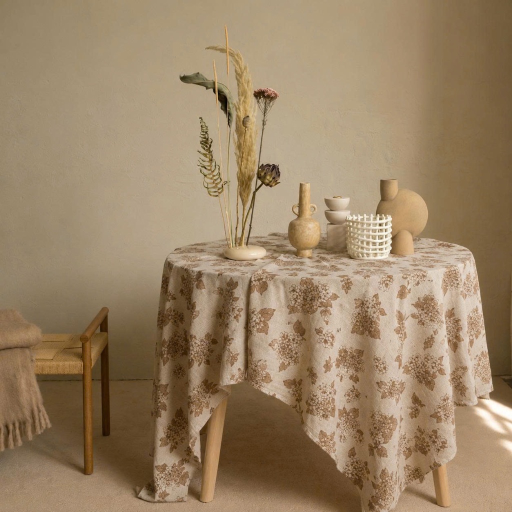 (KHĂN BÀN RUSTIC) Khăn Trải Bàn Vintage Decor Bàn Ăn, Khăn Trang Trí Bàn Tiệc, Khăn Phủ Decor Tiệc T