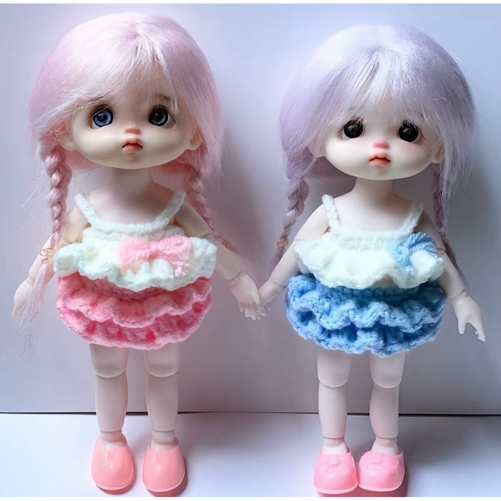 Set váy xòe 2 tầng dành cho doll 16-17cm siêu dễ thương ( chỉ bán váy)