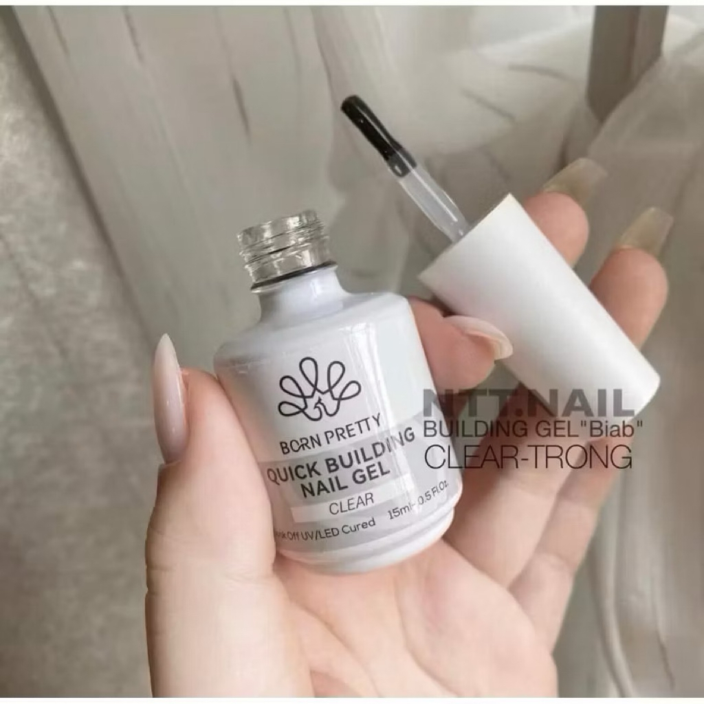 Gel đắp dạng chai biab - gel building tạo cầu móng (15 ml)