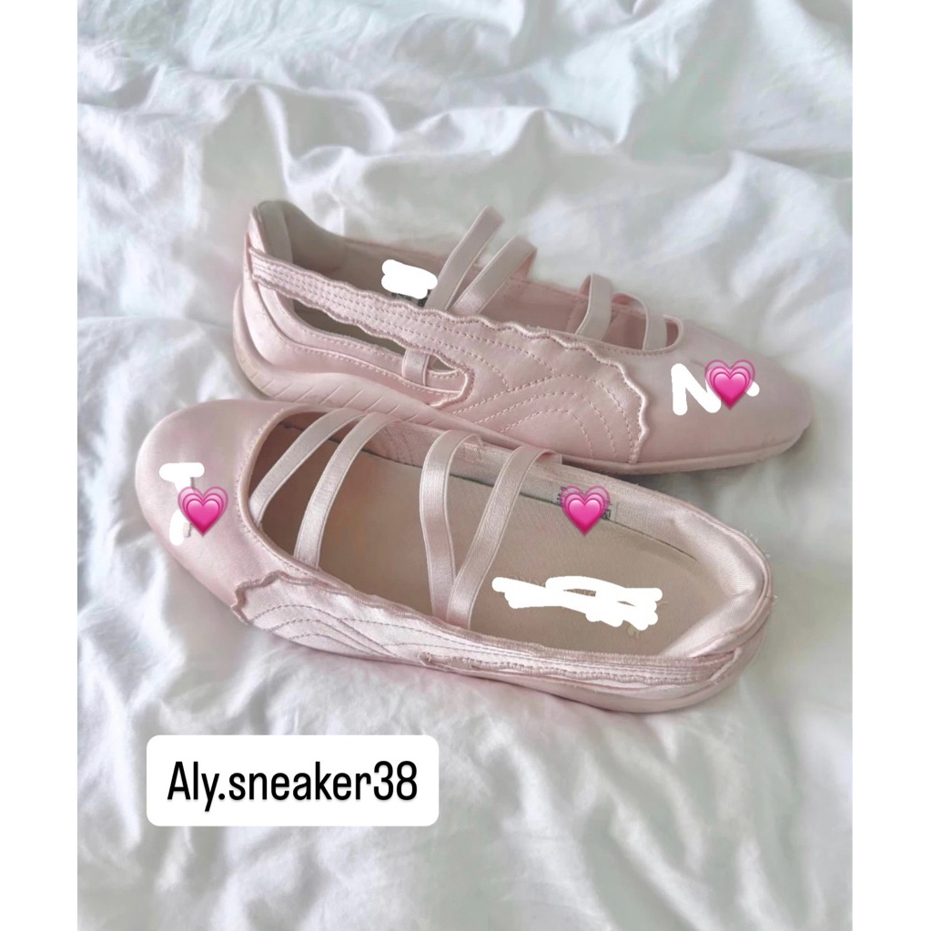 [HÀNG SẴN _SC] Giày thể thao Sneaker Ballet màu hồng Speed.cat ballet màu hồng pastel, Giày ballet b