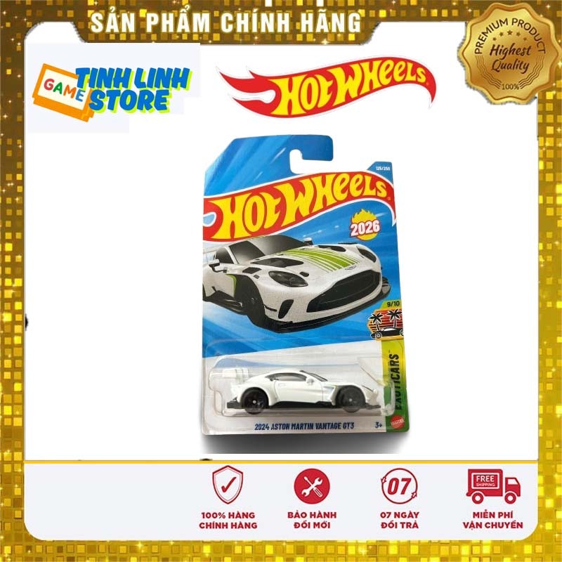 Mô Hình Xe Kim Loại Hot Wheels '24 Aston Martin Vantage GT3 (HW Exotics)
