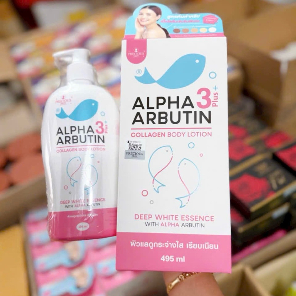 [Chính hãng]Dưỡng Thể và sữa tắm Trắng Da Alpha Arbutin 3+ Chính hãng Thái Lan