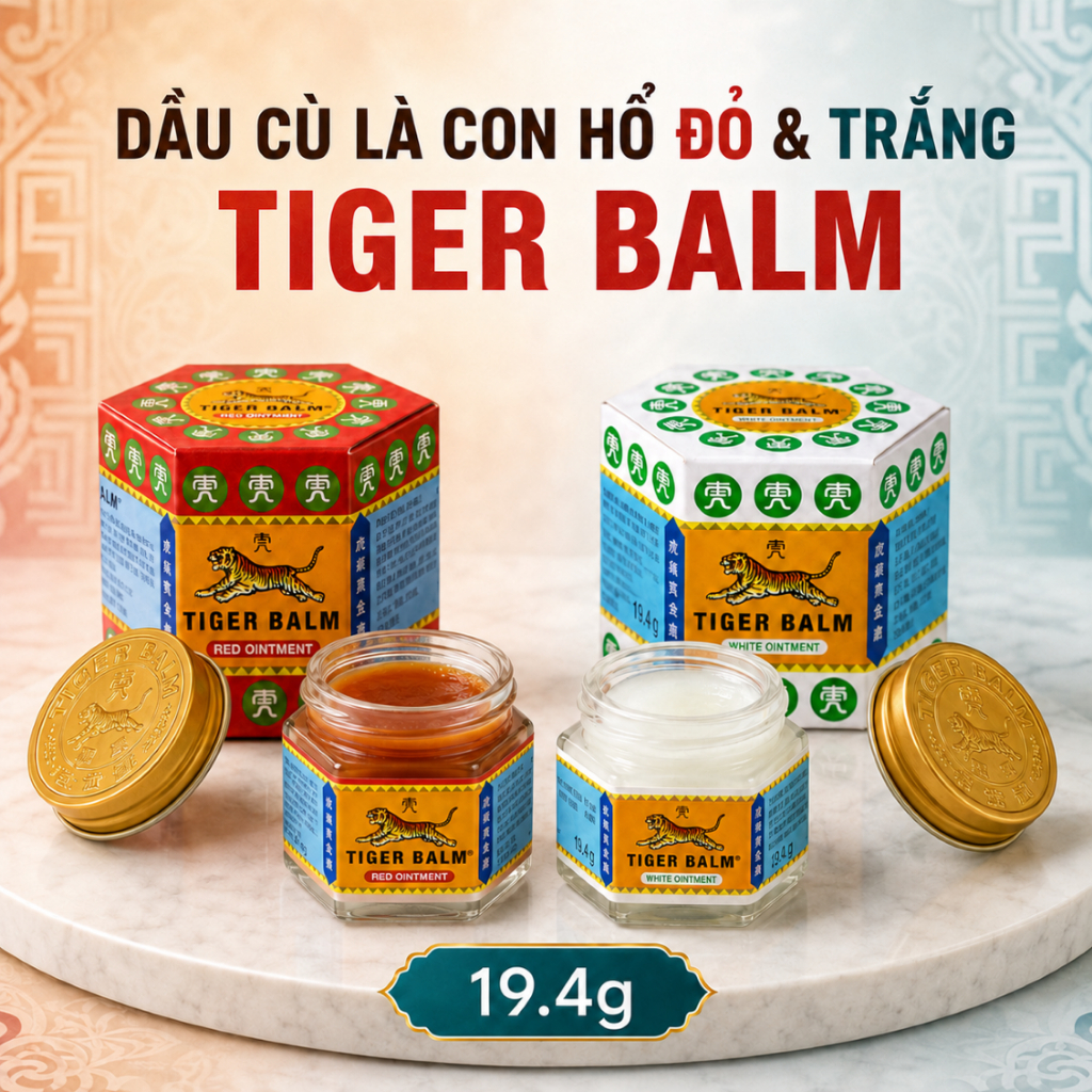 [DuyNisa Thailand] Dầu Cù Là Con Hổ Tiger Balm