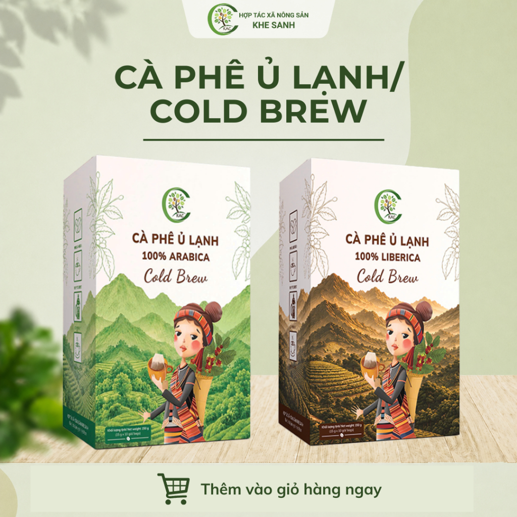 [COLD BREW] CÀ PHÊ Ủ LẠNH/ COLD BREW ARABICA, LIBERICA KHE SANH COFFEE
