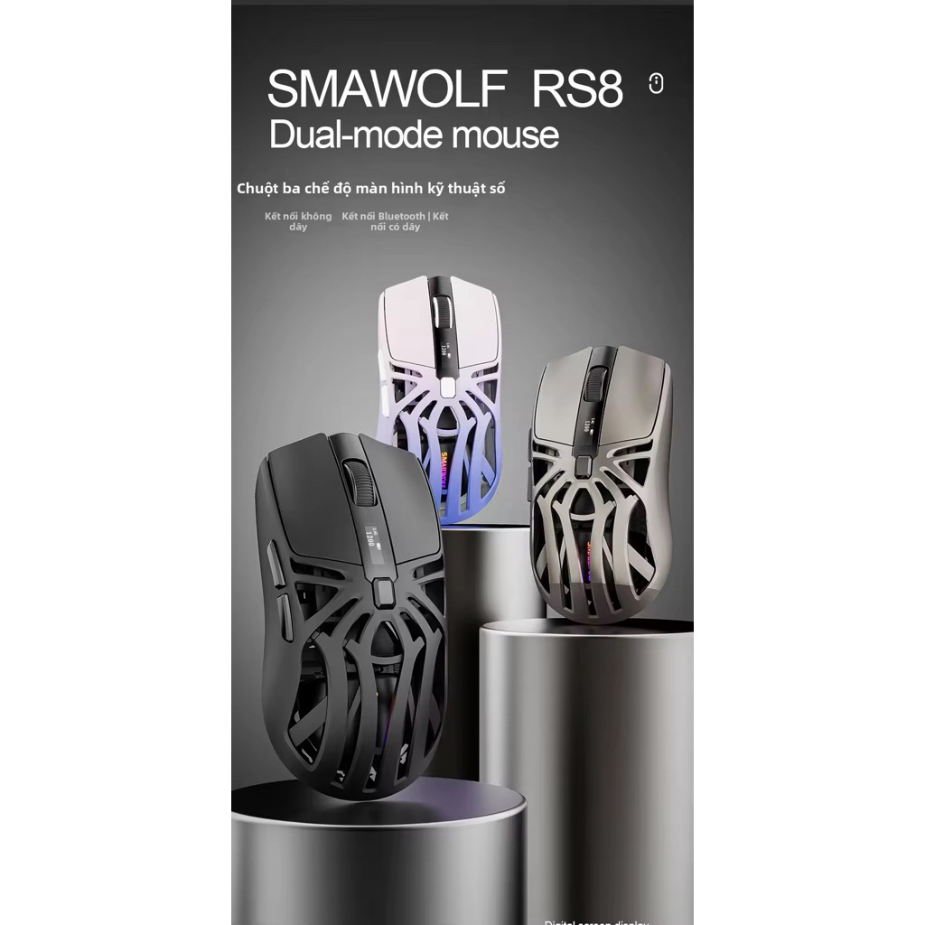 CHUỘT KHÔNG DÂY | SMAILWOLF RS8