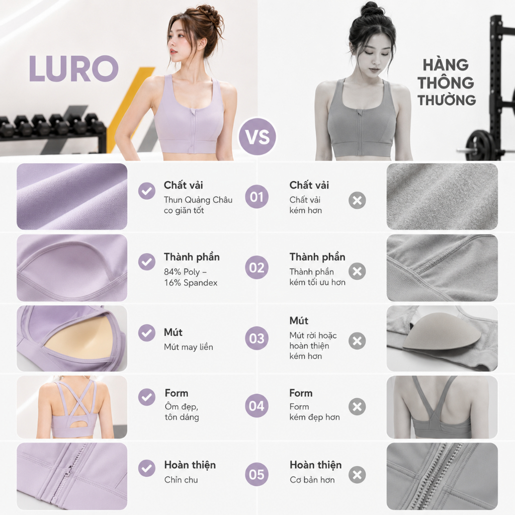 BR80 — Bra thể thao nữ mút đúc 5