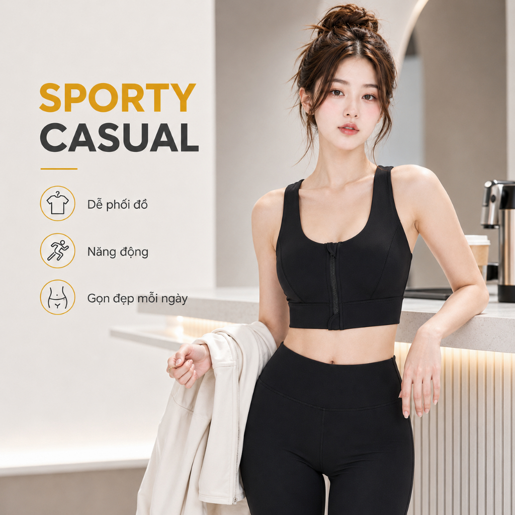BR80 — Bra thể thao nữ mút đúc 6