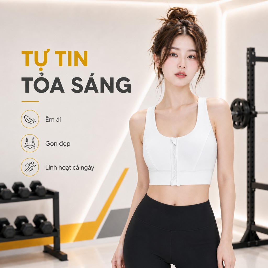 BR80 — Bra thể thao nữ mút đúc 7