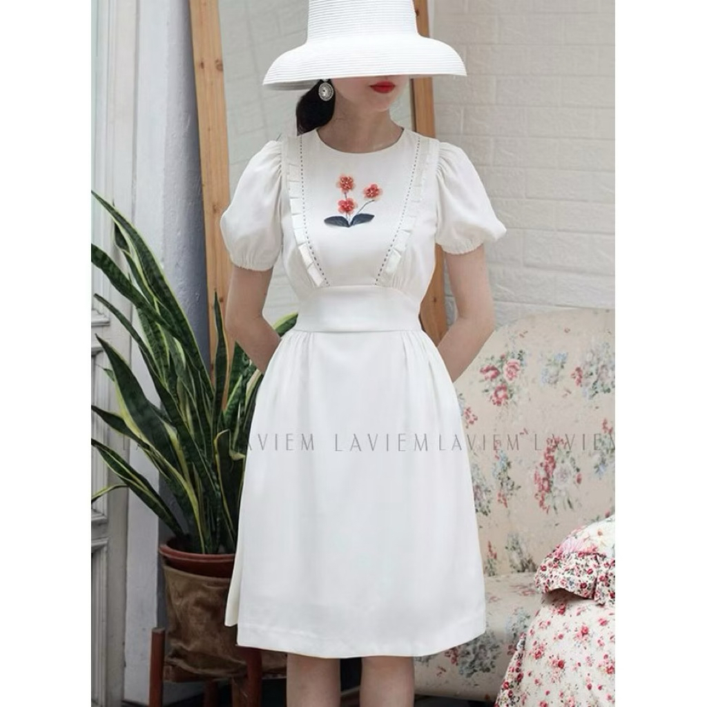 Tl váy LAVIEM s bi mất 1 bông hoa mẫu m7