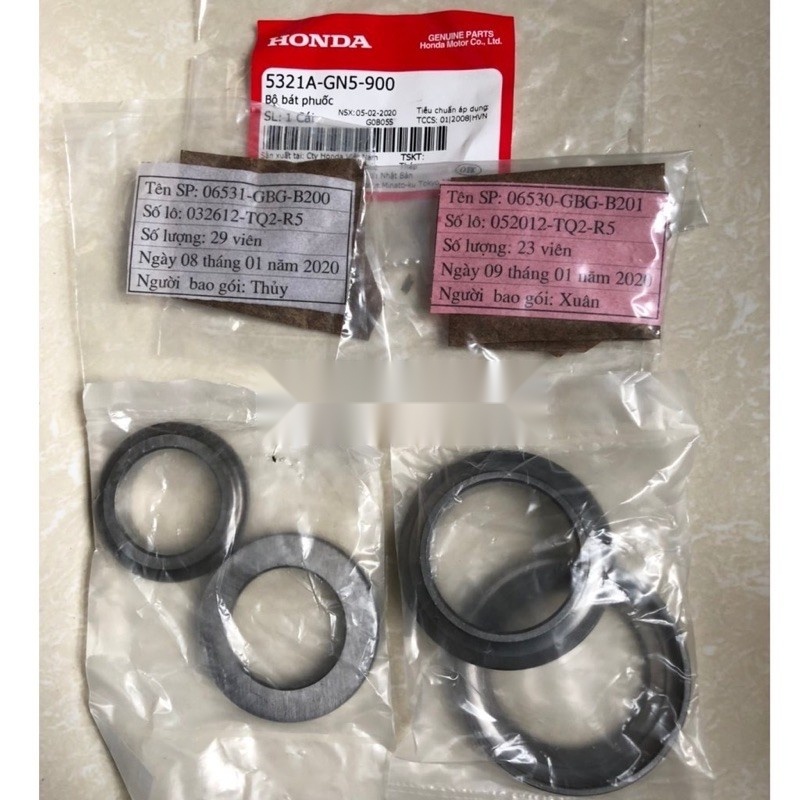 Chén cổ xe Honda/ bộ bát phốt cổ (5321AGN5900) Honda