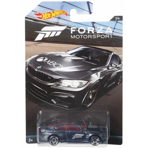 Xe mô hình tỉ lệ 1:64 CHÍNH HÃNG Hot Wheels BMW M4 Forza xám đen