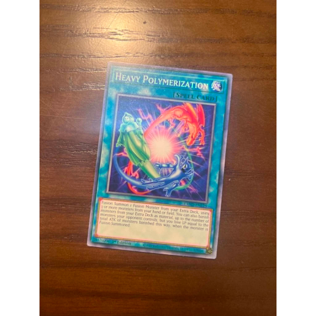 Thẻ bài Yugioh chính hãng Heavy Polymerization LAVD-ENL25