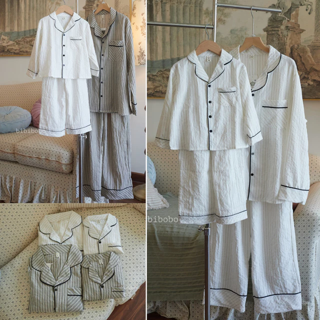 P390 – ( Form rộng )Bộ Pyjama Gia Đình Cotton Xốp Mềm Mát, Đồ Bộ Mặc Nhà Form Rộng Cho Bố Mẹ Bé – Bibibobo