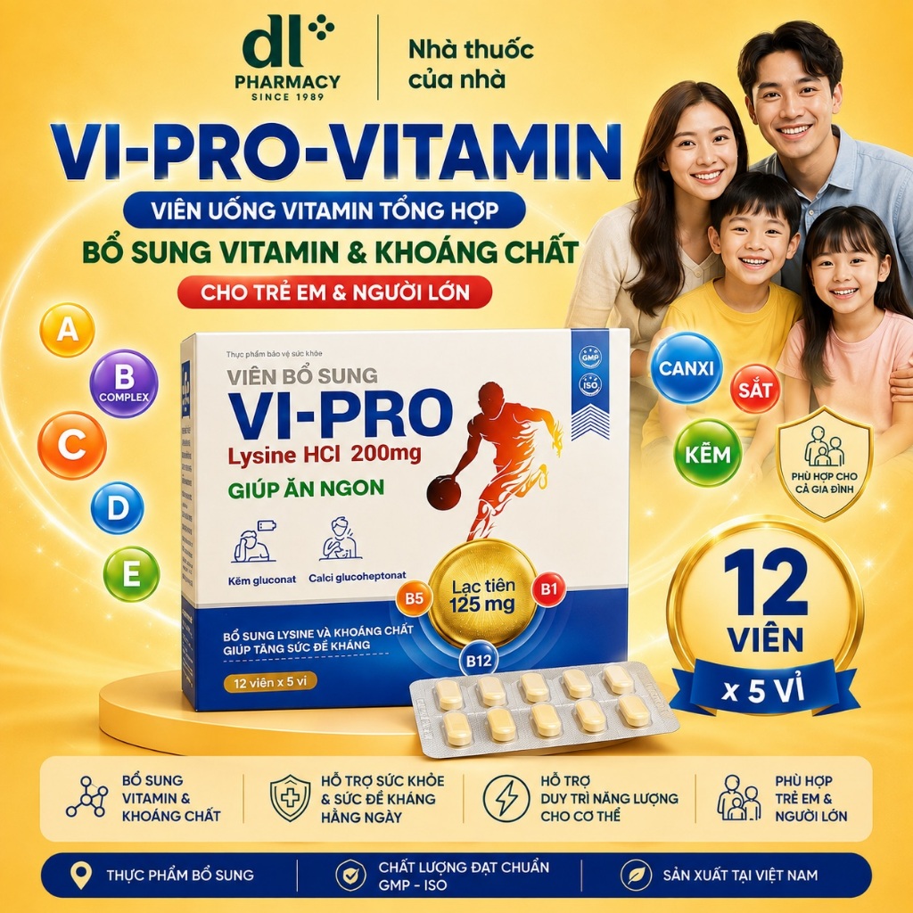 [DLP] VI-PRO Vitamin Nasaki 80 viên