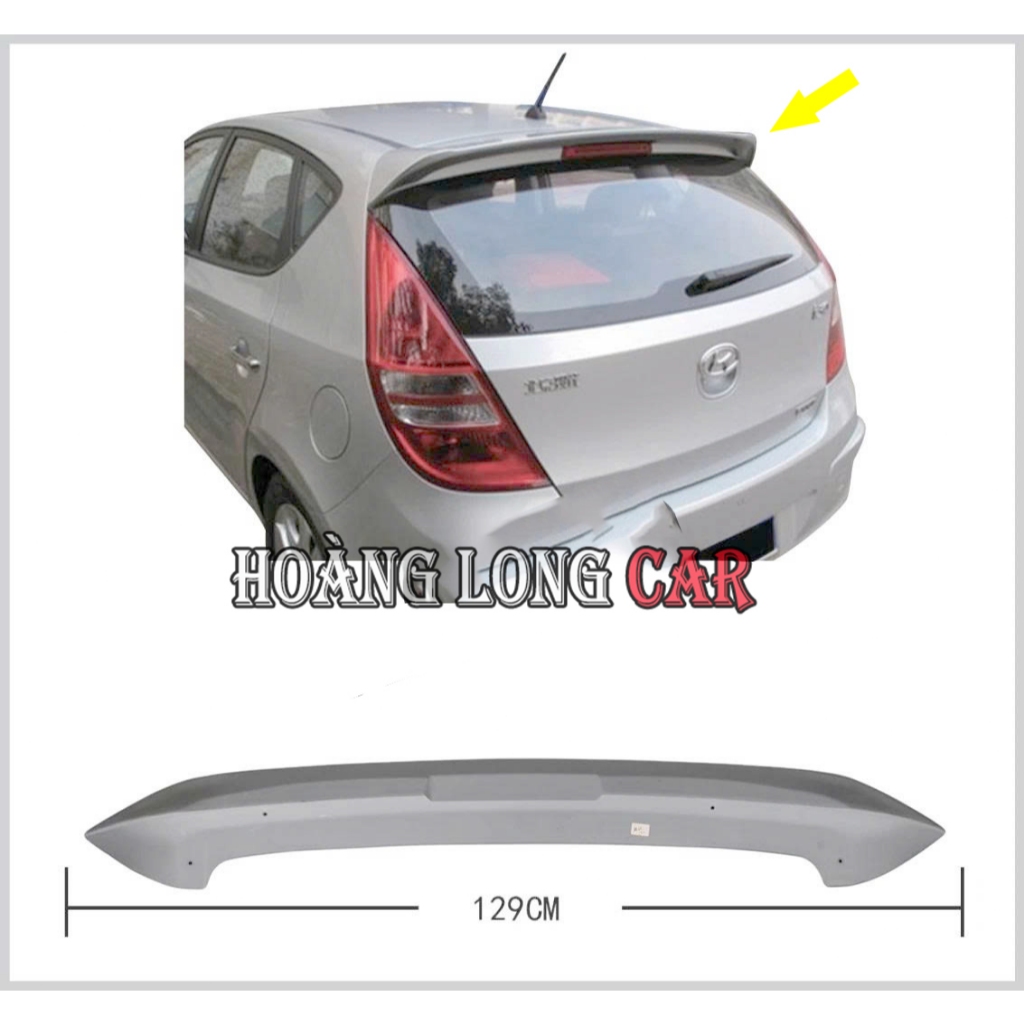 Đuôi Gió I30 2007 2008 2009 2010 2011 2012 ( Hàng Mộc Chưa Sơn ) - Cánh Gió Thể Thao Hyundai i30