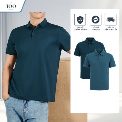 Áo Polo Nam Cộc Tay TQQ PKB13C Chất Liệu Cotton Tự Nhiên An Toàn Cho Da Hạn Chế Nhăn Co Giãn 4 Chiều