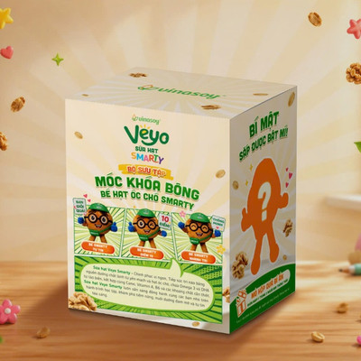 [Gift] Móc khóa bông - Bé hạt óc chó sữa hạt Veyo Smarty