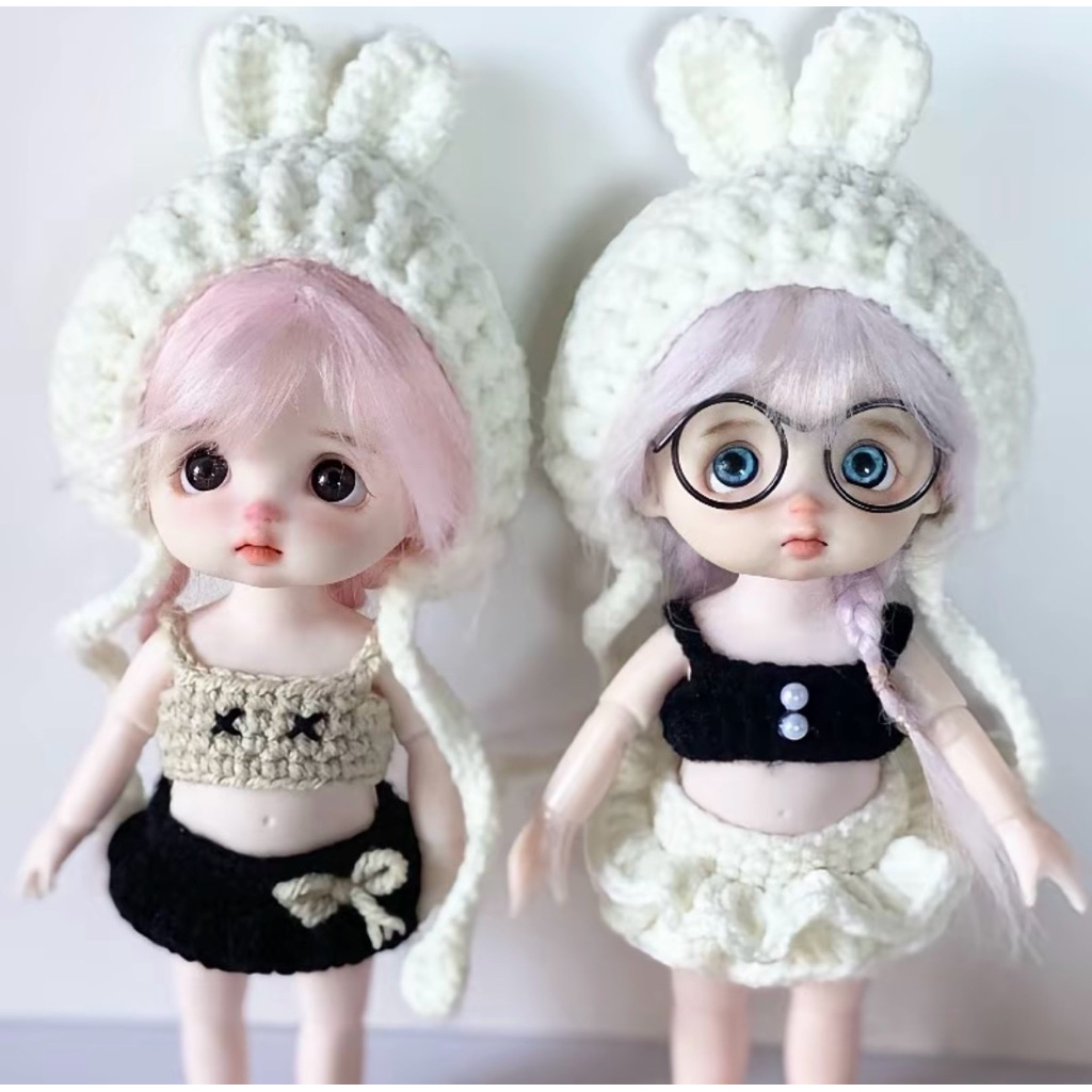 set váy rabit sành điệu dành cho doll 16-17cm( chỉ bán váy )