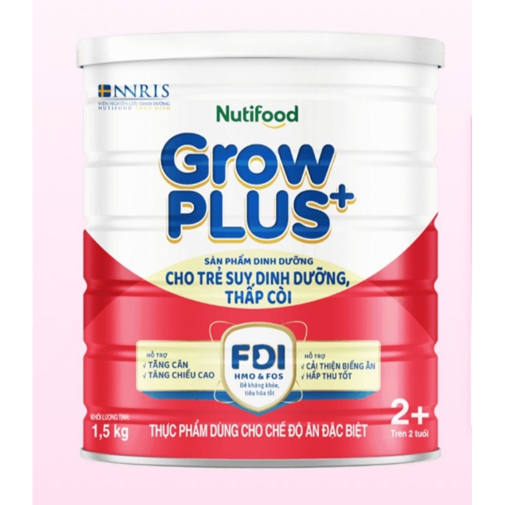 Sữa bột Grow PLUS+ ĐỎ 2+ 1,5kg SUY DINH DƯỠNG