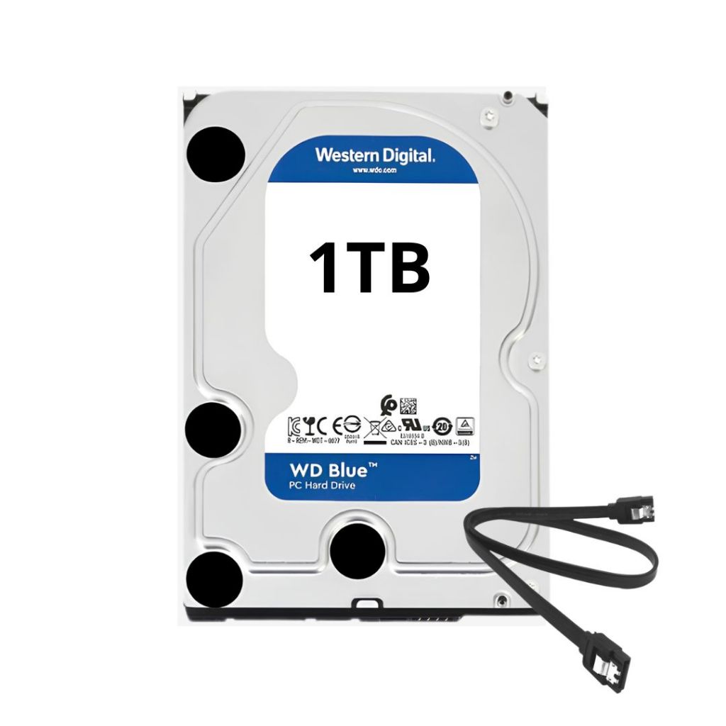 Ổ Cứng HDD WD BLUE 1TB 2TB- Chuyên Dụng Cho PC Mới 100%