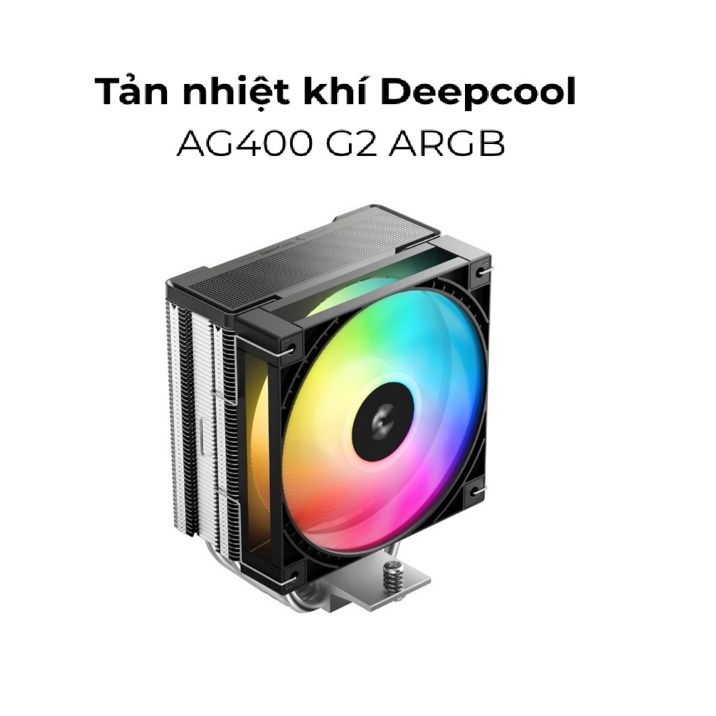 Tản Nhiệt khí CPU DEEPCOOL AG400 G2 PLUS (Black) Chính Hãng - BH 12 Tháng HACOM PC