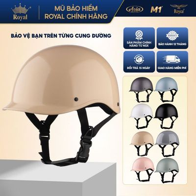 Mũ Bảo Hiểm 1/2 Đầu M1 S05 Form Dáng Cá Heo – Thời Trang, Hottrend, Cho Nam Nữ Khi Đi Xe Máy