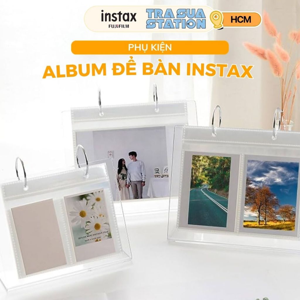 ALBUM ĐỂ BÀN - ALBUM CHO DÒNG ẢNH INSTAX MINI (68 TẤM) / INSTAX WIDE (34 TẤM)