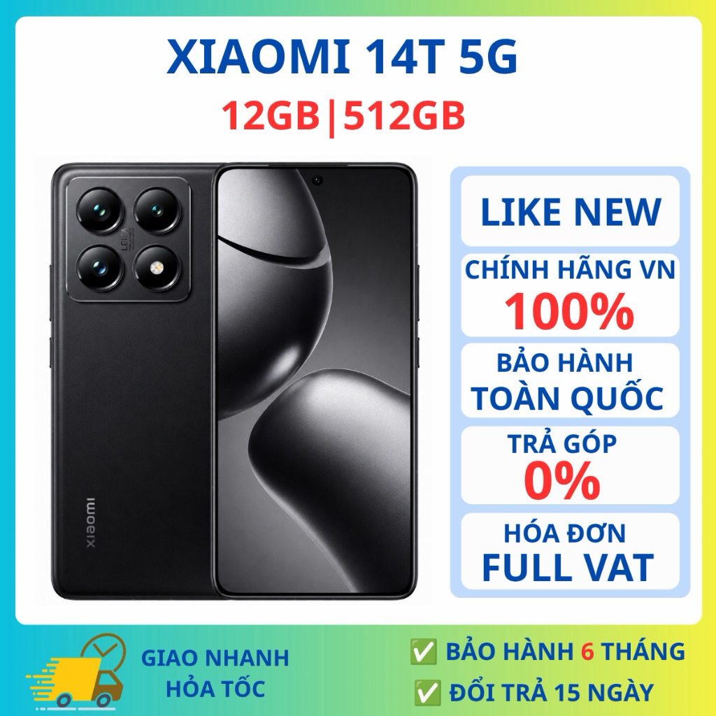 Điện Thoại Xiaomi 15T/ 14T 5G (12/512) - Hàng Chính Hãng Xiaomi Việt Nam
