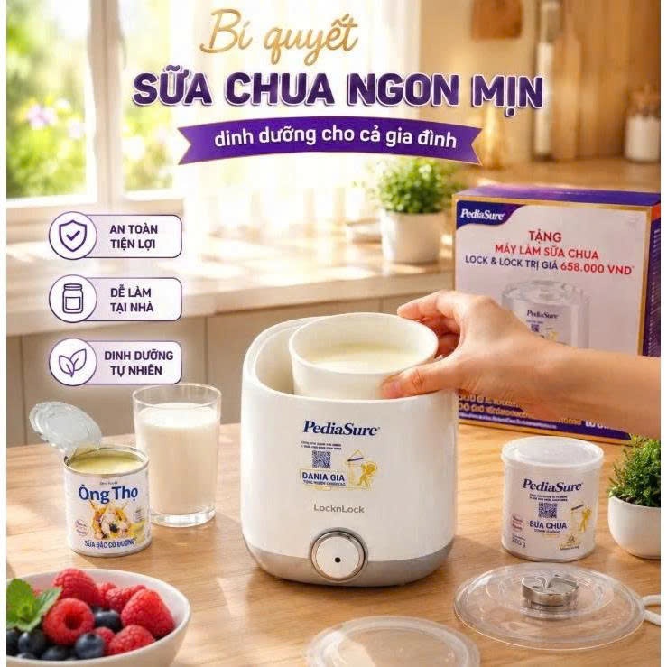 Máy Làm Sữa Chua Lock&Lock 1000ml EJY110SLV