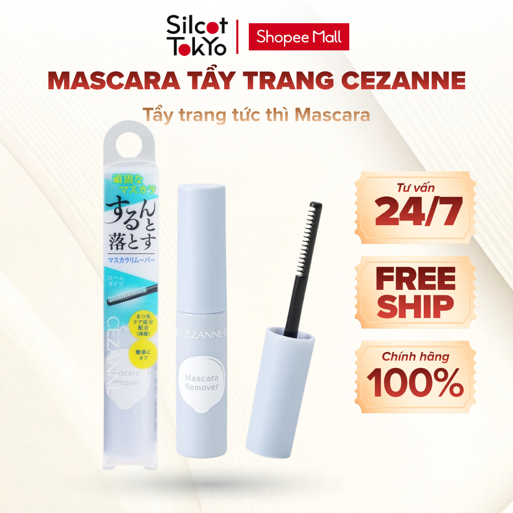 Mascara tẩy trang cho mi Cezanne tẩy trang tức thì Mascara 5g