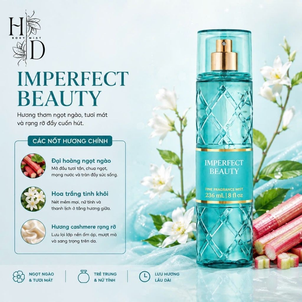 TESTER IMPERFECT BEAUTY- XỊT THƠM BODY MIST