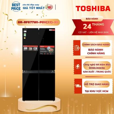 GR-RF677WI-PGV(22)-XK | Tủ lạnh Toshiba Inverter 515 lít Multi Door GR-RF677WI-PGV(22)-XK