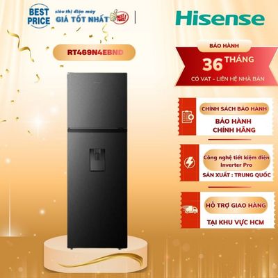 Tủ lạnh Hisense Inverter 324 lít RT469N4EBND