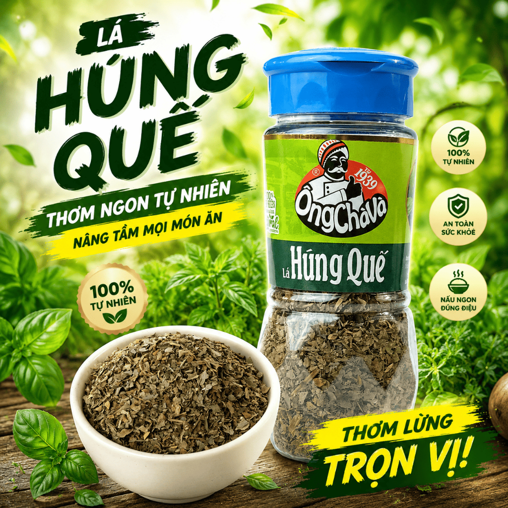 Lá Húng Quế Ông Chà Và - 15g