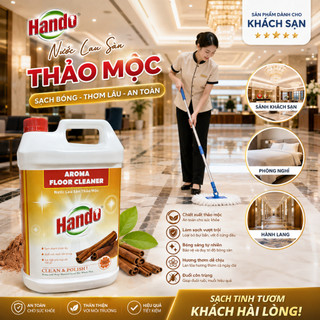 Nước thơm lau sàn nhà Hando 5L Hương Quế