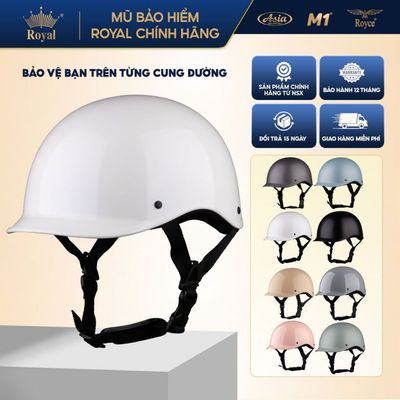 [Deal Độc Quyền] Mũ Bảo Hiểm Nửa Đầu M1 S05 Cá Heo Chính Hãng – Size M L - Nón Đạt Chuẩn An Toàn