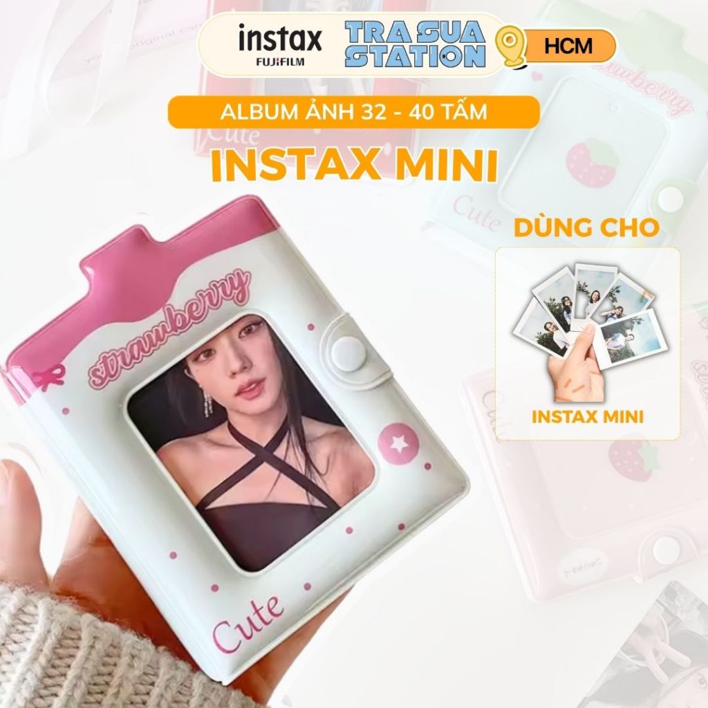 Album ảnh Instax Mini (32- 40 TẤM) Hoạ Tiết - Album Kuromi Melody đựng ảnh thần tượng, đựng card, ản