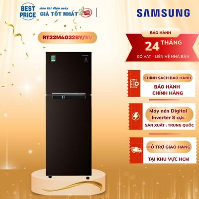 RT22M4032BY/SV Tủ Lạnh Samsung 236 Lít, Inverter, Ngăn Đông Mềm, Thiết Kế Sang Trọng RT22M4032BY/SV