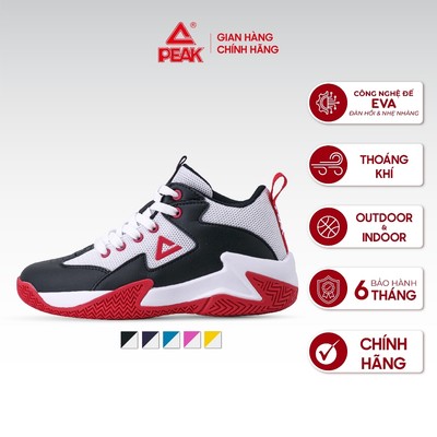 Giày Bóng Rổ Trẻ Em PEAK Basketball Công Nghệ Đệm Đế EVA Chống Trơn Trượt, Va Đập, Tăng Bật EK3920A