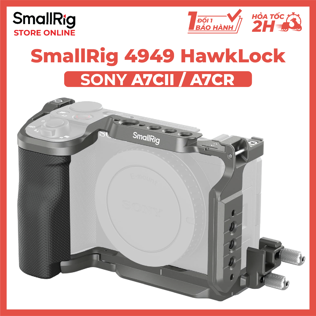 Khung Bảo Vệ - SmallRig Cage Kit Cho Máy Ảnh Sony ZV-E10 Mark II (4949 HawkLock/ 4867)