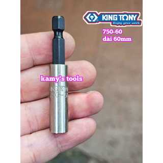 Đầu nối lục giác sang bắn vít 1/4 inch Kingtony model 750-60