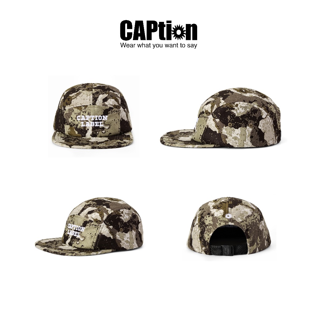 Nón/Mũ Lưỡi Trai CAPtion 5 Panel Cap Unisex, Freesize / Forest