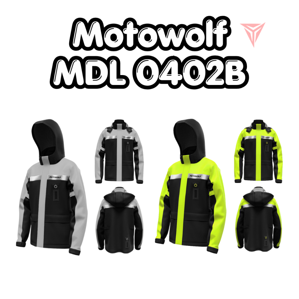 Áo Mưa Bộ Motowolf MDL 0402B Tích Hợp Đèn Led Đi Moto Đi Học Đi Làm - Motowolf HCM Chính Hãng