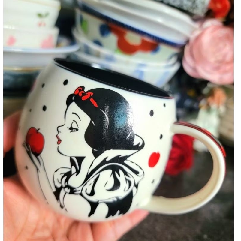 Tượng bảy c lùn decor ly cốc dĩa Gốm sứ nhật chủ đề BẠCH TUYẾT SNOW WHITE VÀ 7 CHÚ LÙN(hàng st)